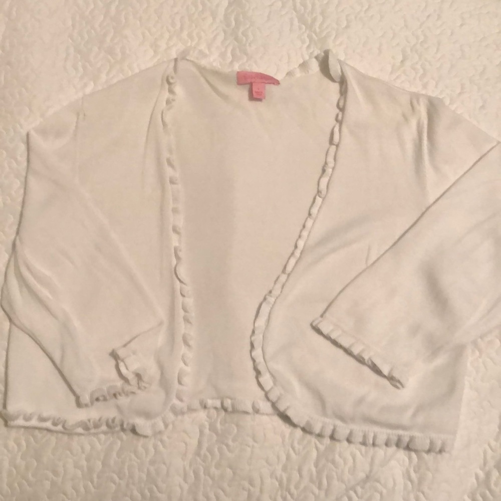 Cropped no closure cardigan